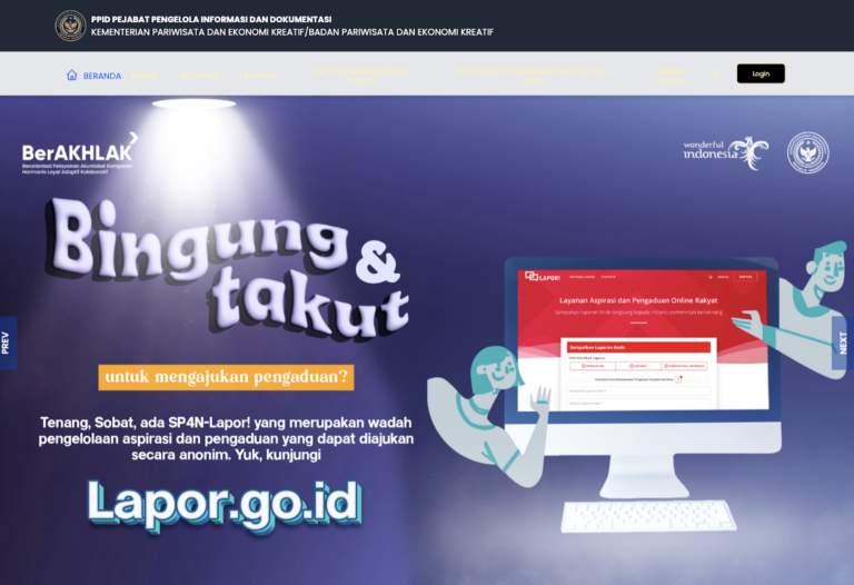 PPID Kementerian Pariwisata dan Ekonomi Kreatif